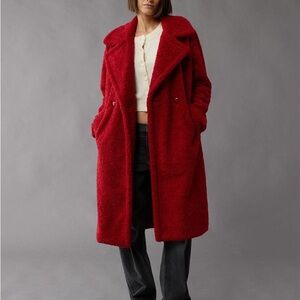 AE Red Teddy Jacket
